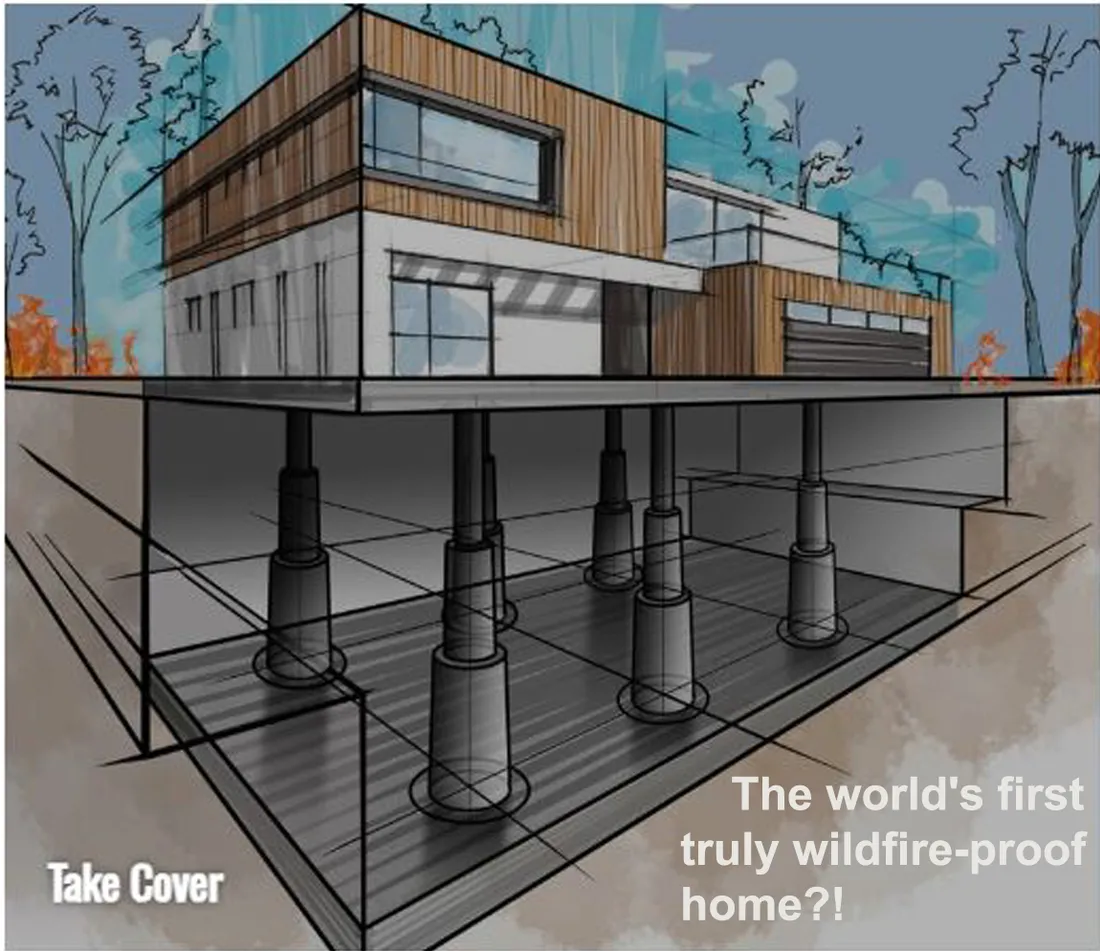 Take Cover tile from The Acorn website, showing a HiberTec cutaway illustration